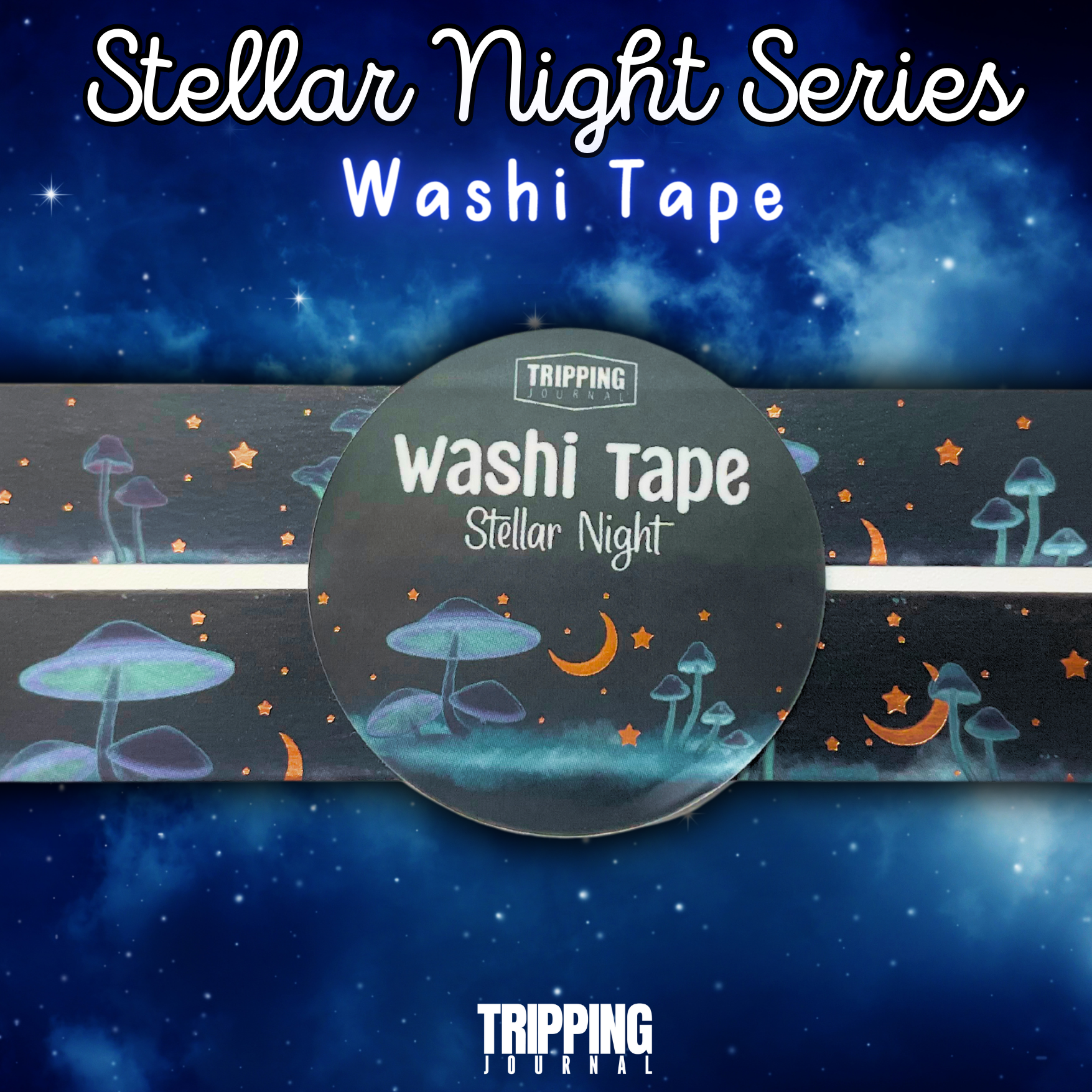 Blue Washi Tape 7 - Custom Scene