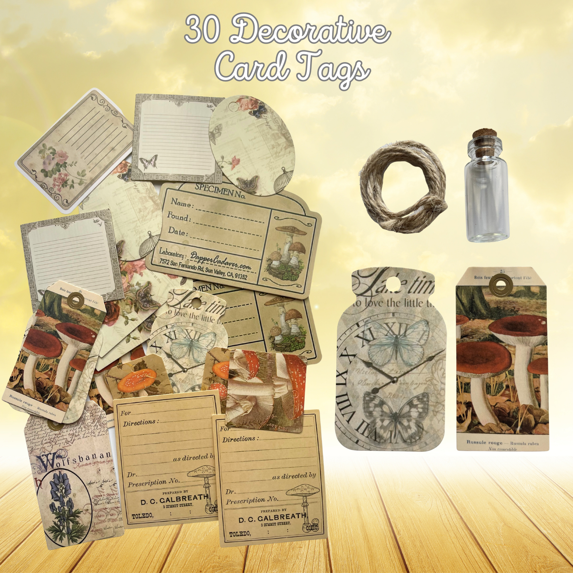 Dropship 30 Sheets Of Vintage Scrapbook Paper - Perfect For