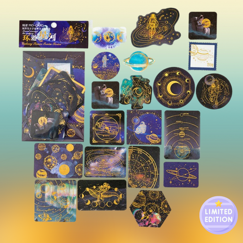 ⚡Special Edition: Bronze Foil Galactic Voyager Stickers ⚡