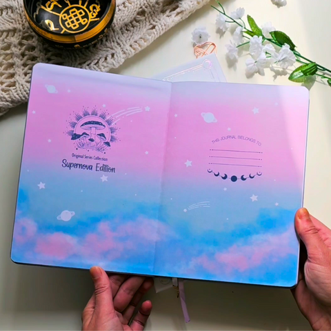 Limited Edition "Supernova" Pastel Blue Bullet Journal ☾