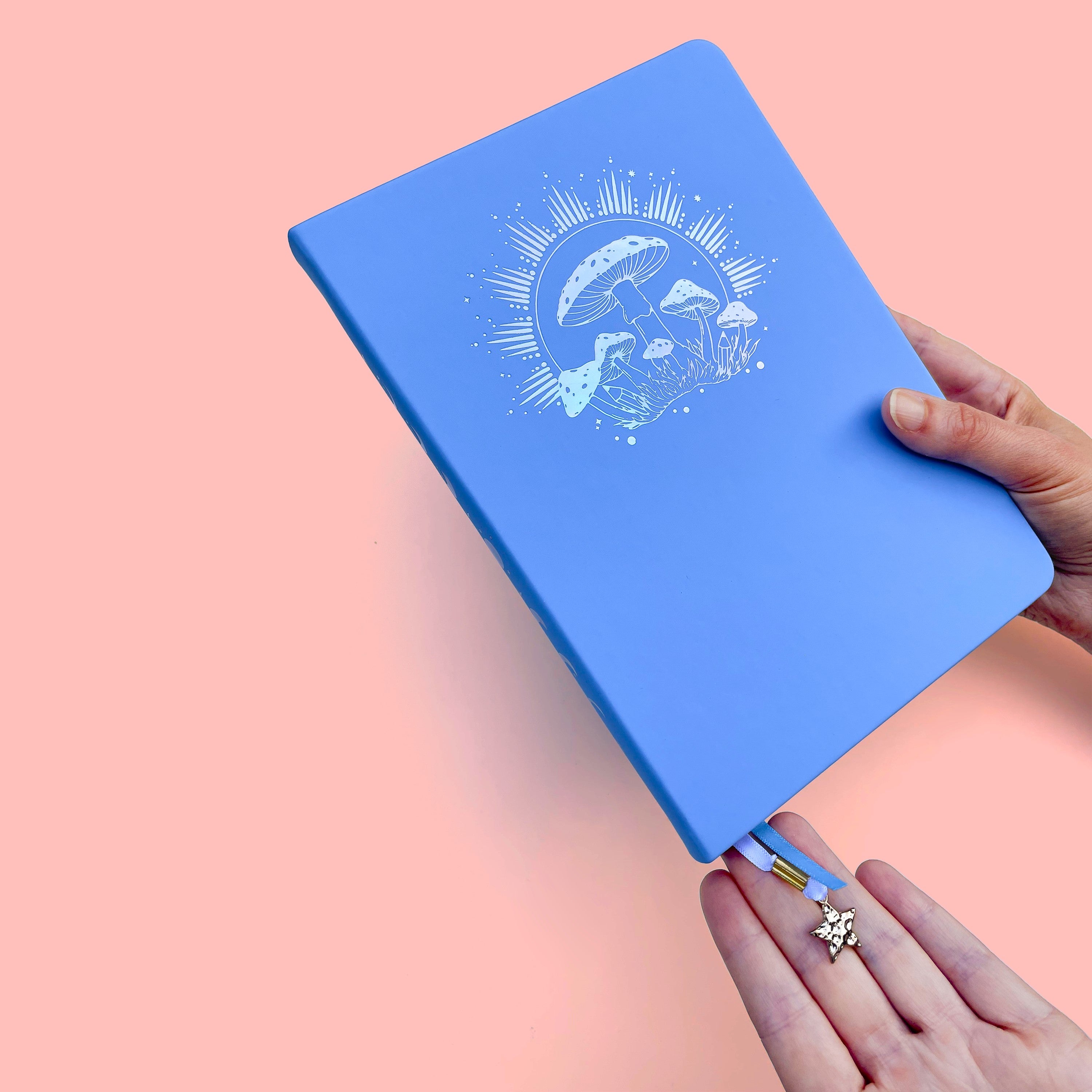 Blue Holographic Journal Blue Iridescent Notebook Hologram